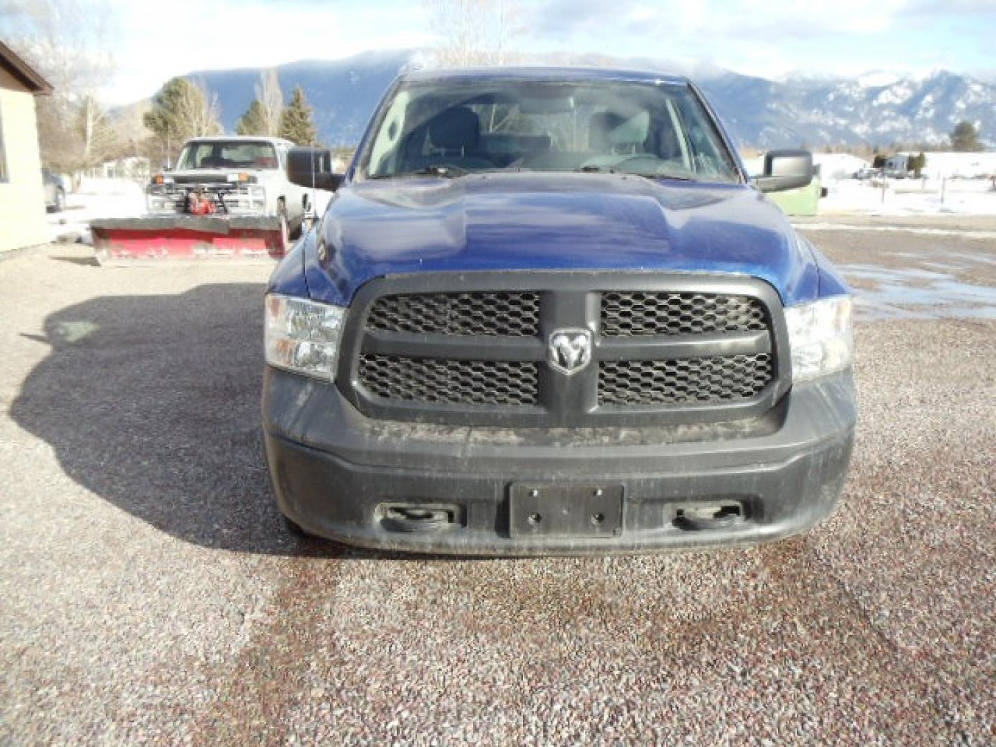 2016 Blue /Gray RAM 1500 Tradesman Crew Cab SWB 4WD (1C6RR7KG1GS) with an 3.6 L VVT 6 Cylinder engine, Automatic transmission, located at 5465 Highway 2 W., Columbia Falls, MT, 59912, (406) 892-4407, 48.352188, -114.240929 - Crew cab, short box, Automatic, Cruise, AC, Tilt wheel, Power windows door locks and mirrors, Towing. This truck was previously owned by the federal government so it has been well maintained and taken care of. The truck is clean inside and out with good tires and low actual miles. - Photo#1